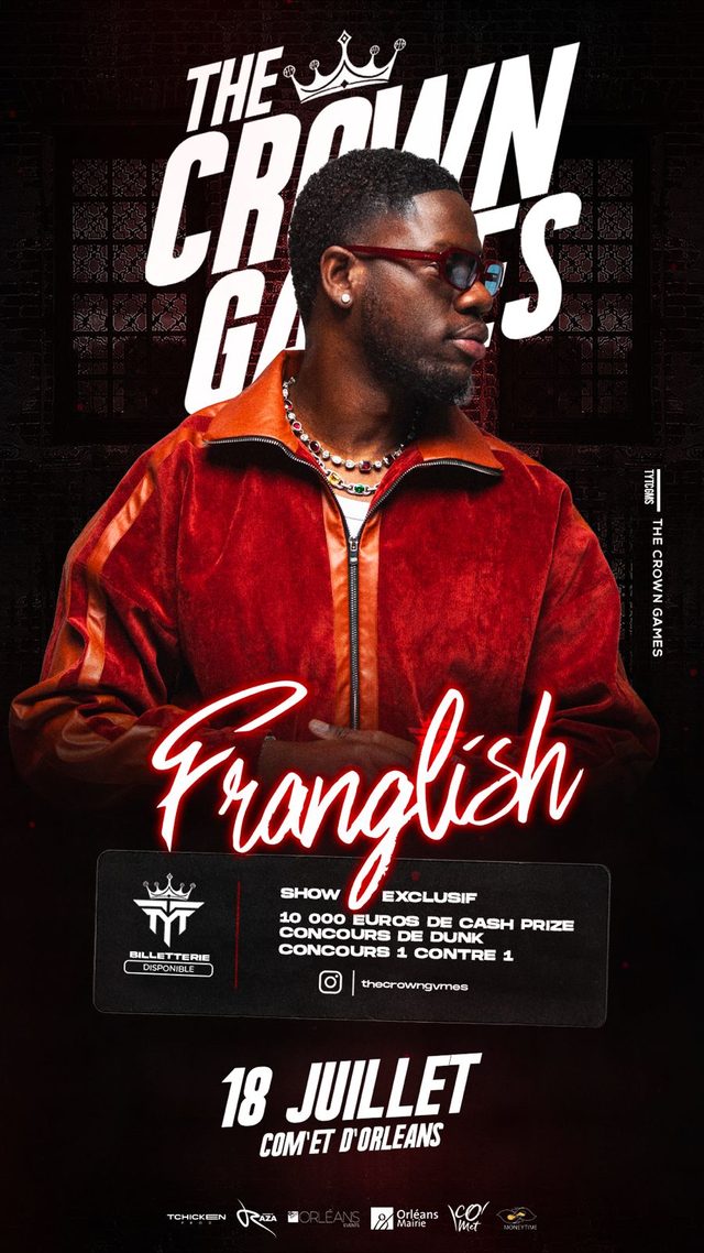 Franglish en showcase à The Crown Games, samedi 18 juillet à la CO'Met d'Orléans