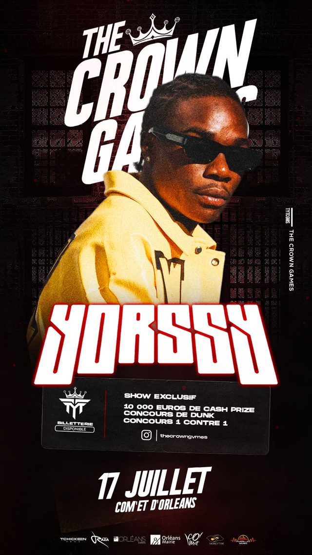 Yorssy en showcase à The Crown Games, vendredi 17 juillet à la CO'Met d'Orléans